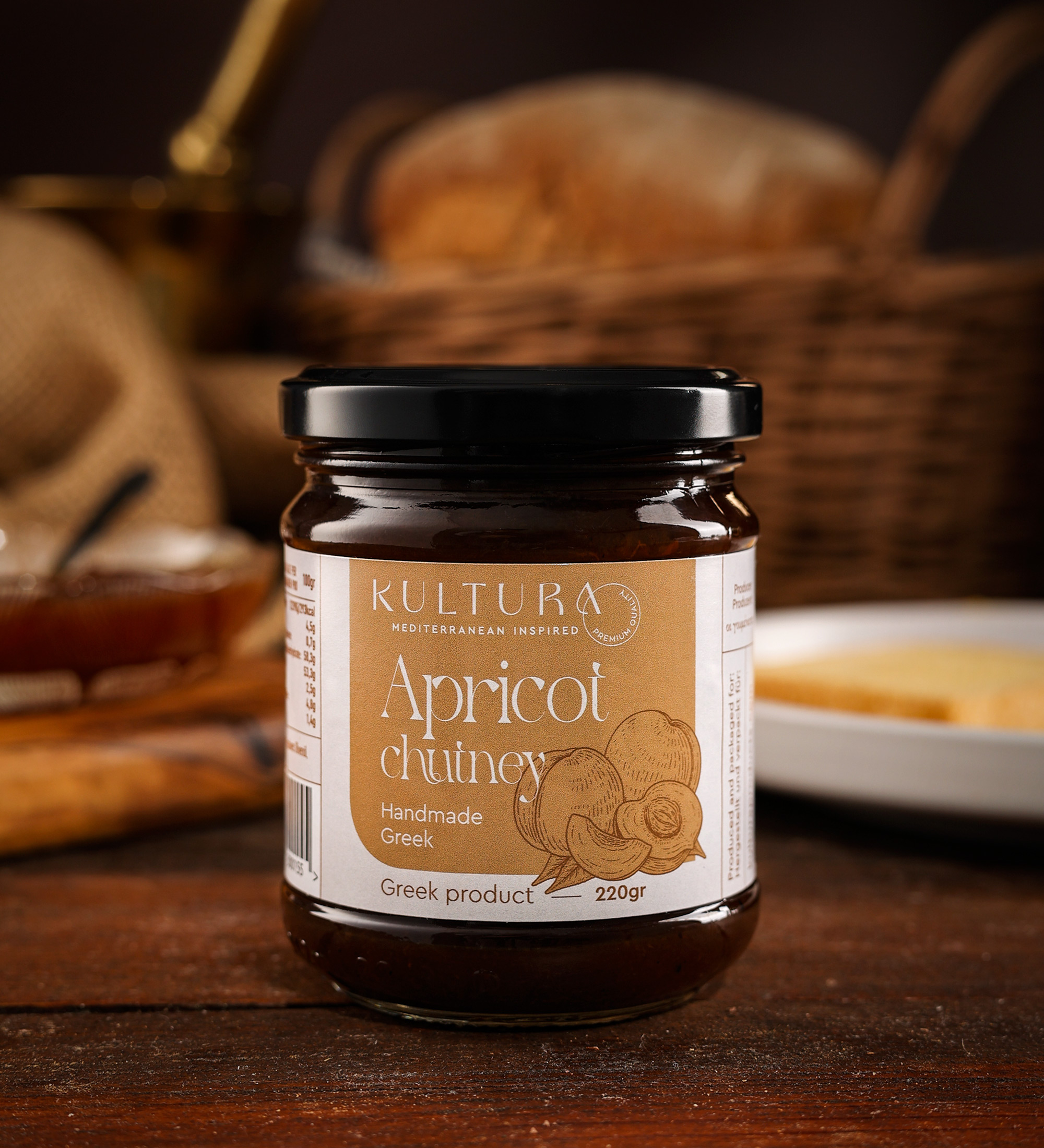 Aprikosen chutney 220gr