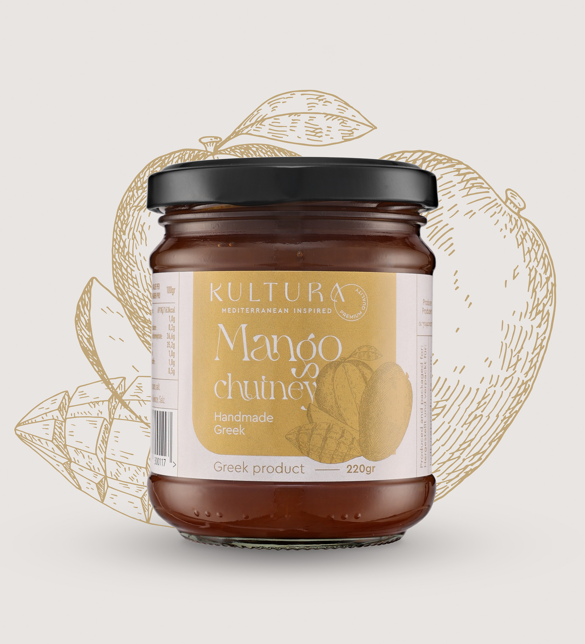 Mango chutney 220gr