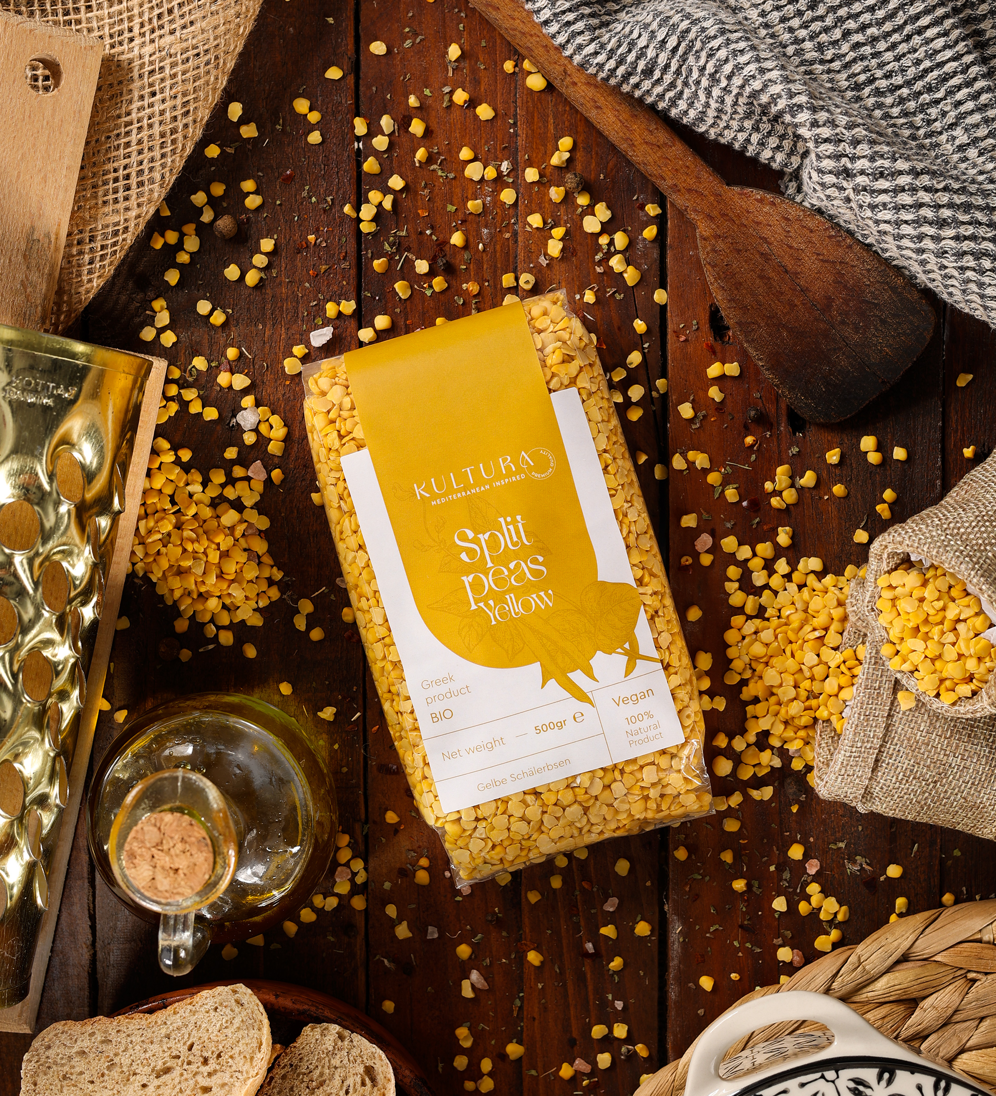 Bio Gelbe Schälerbsen 500g