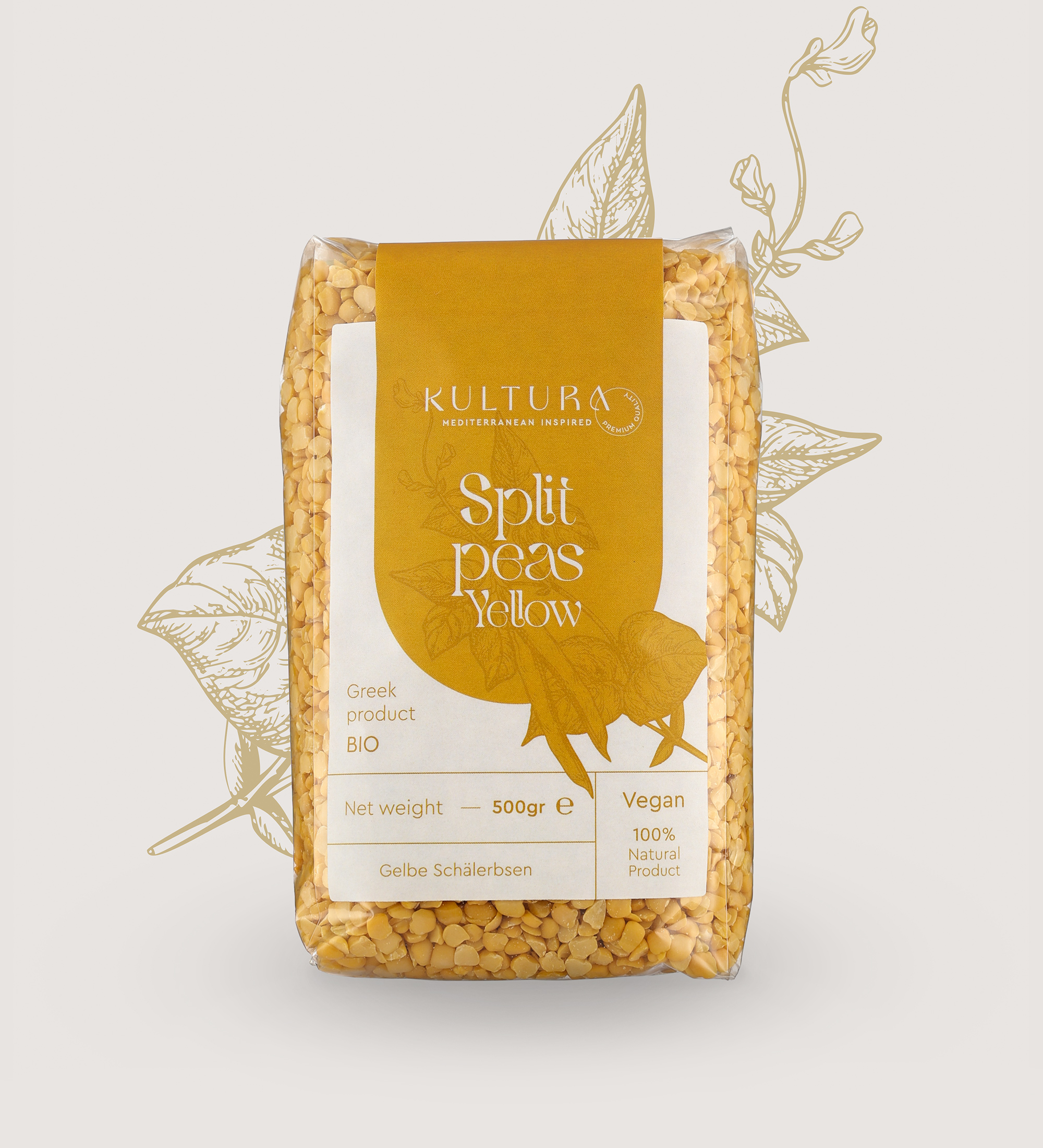 Bio Gelbe Schälerbsen 500g